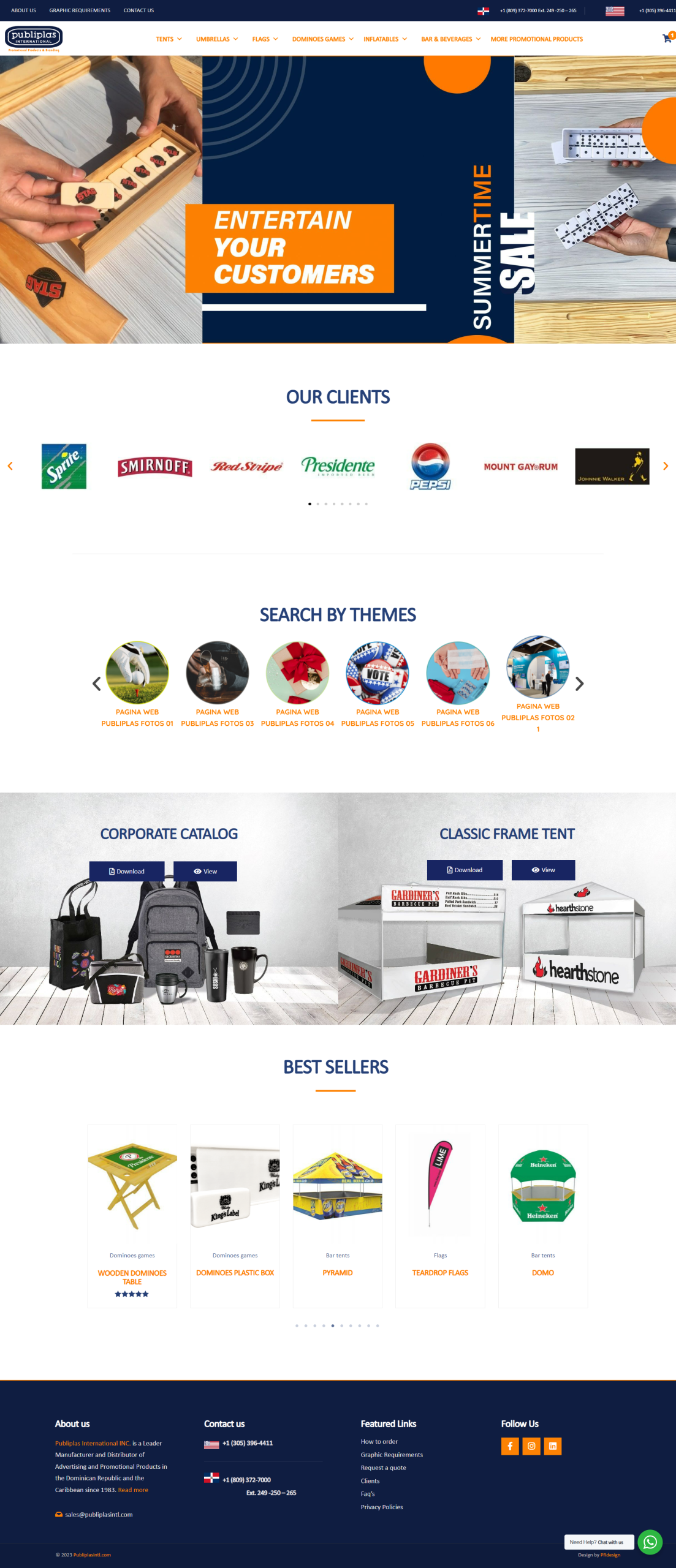 publiplasintl.com homepage scaled Portafolio