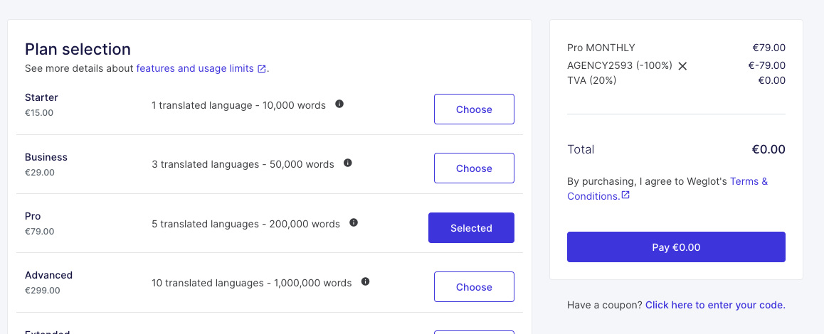 3 meses gratis y 15 de descuento en weglot 1 Cupón exclusivo Weglot noviembre 2025: 15 % de descuento de por vida + 3 meses gratis