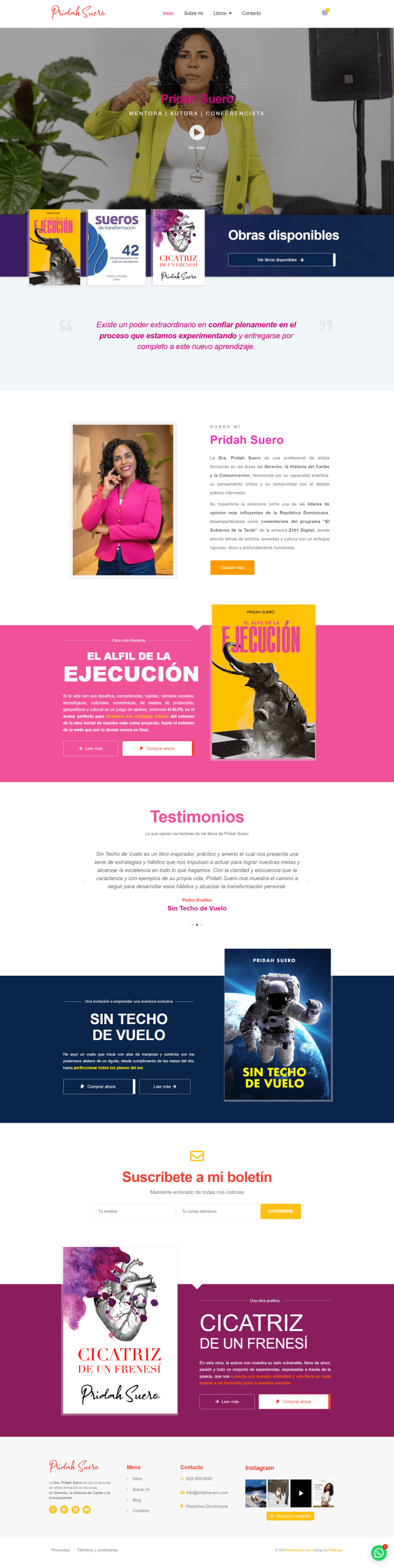 pagina web Pridah Suero scaled Portafolio